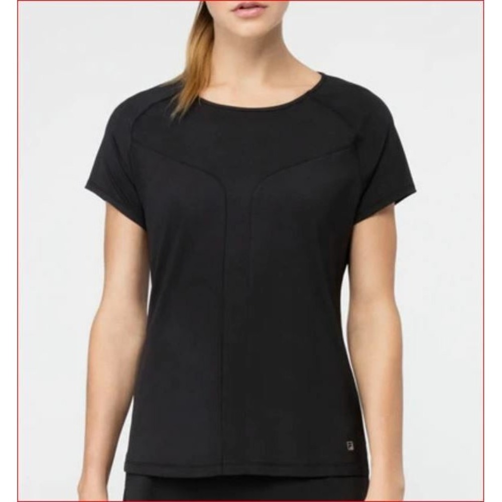 Fila Women Sleek Streak Performance Top TW171TY1 Black Purple Small